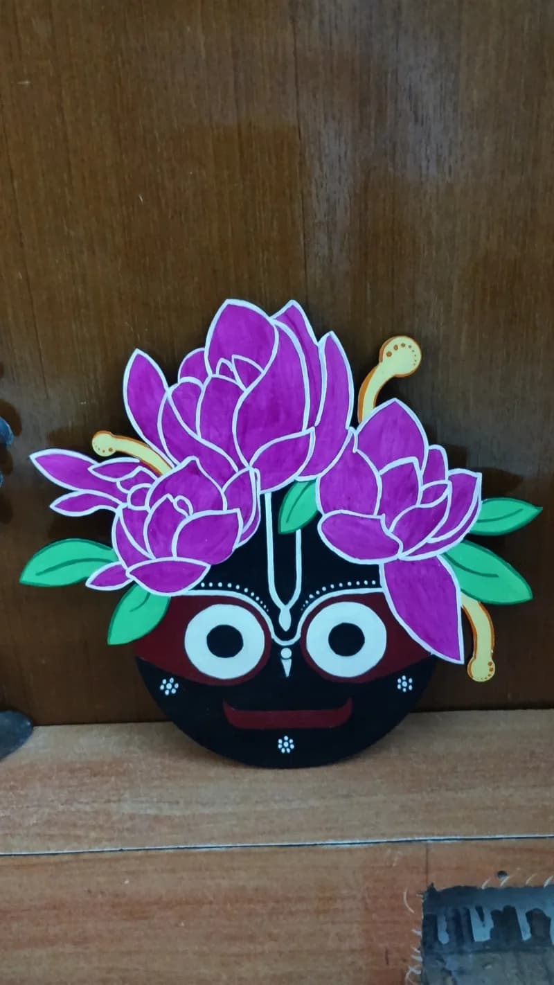 LORD  JAGANNATH MDF WALL ART