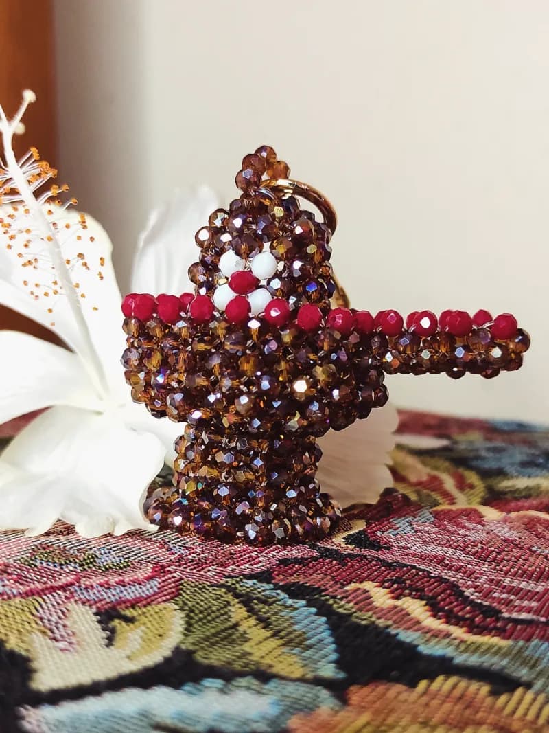Crystal Beaded Shivling
