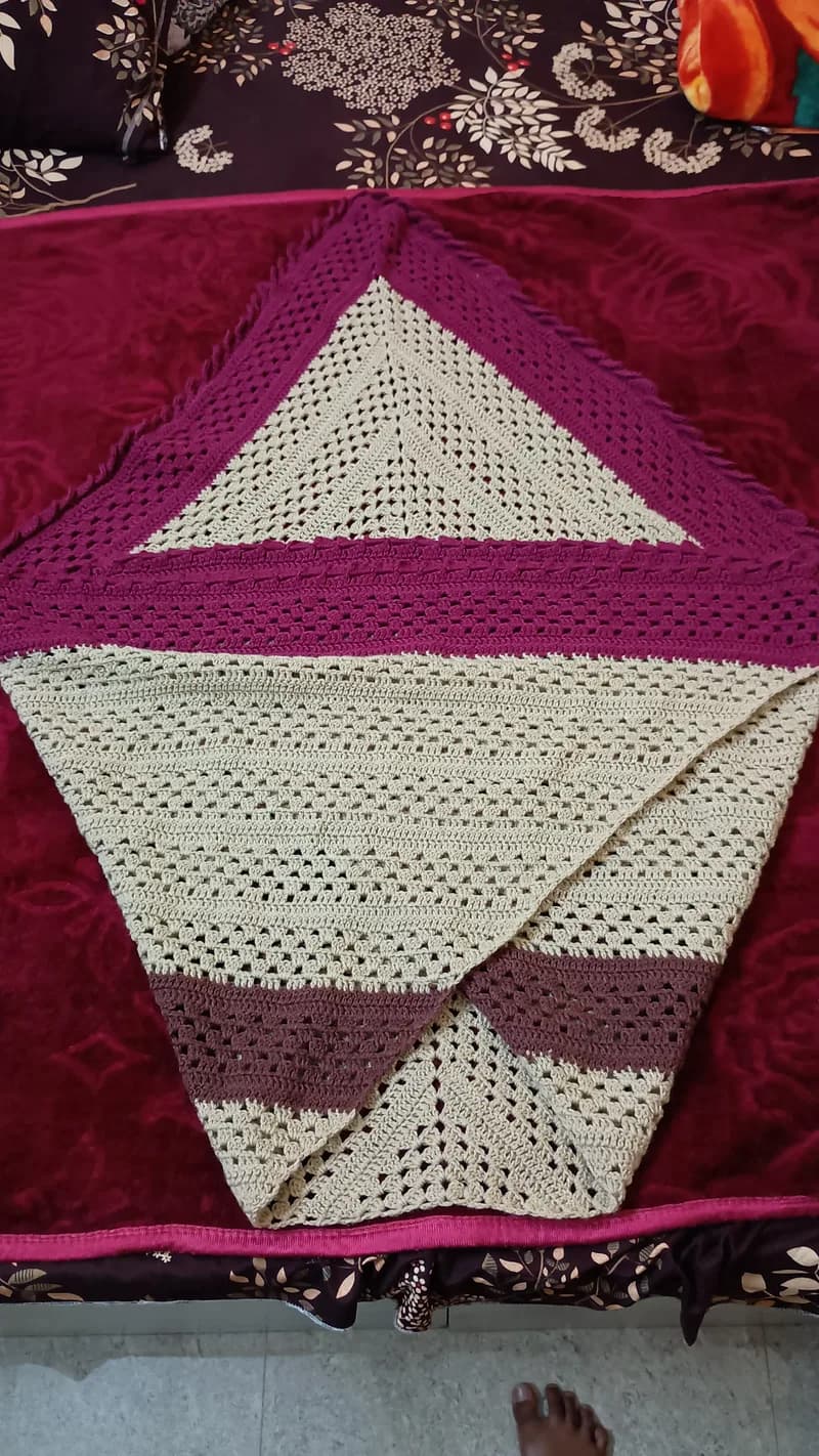 Custom Classic Triangle V-Shawl