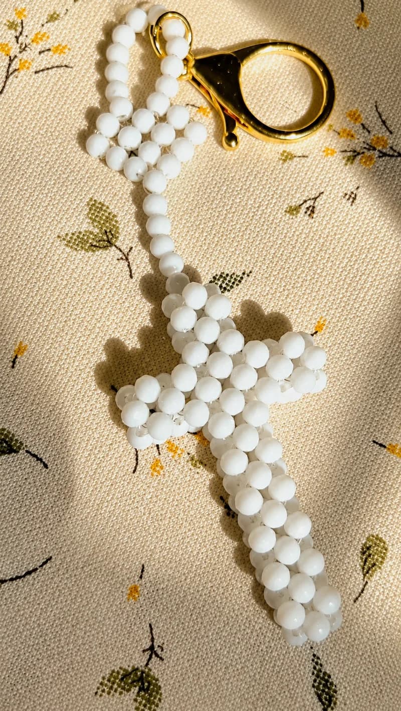Crystal Beaded Cross