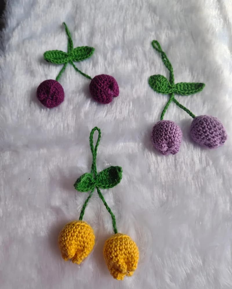 Crochet Car hanging / keychain / Bag hanging 